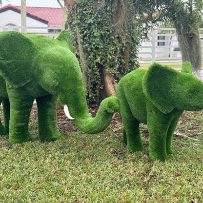 Mittelgroßer Elefanten-Topiary